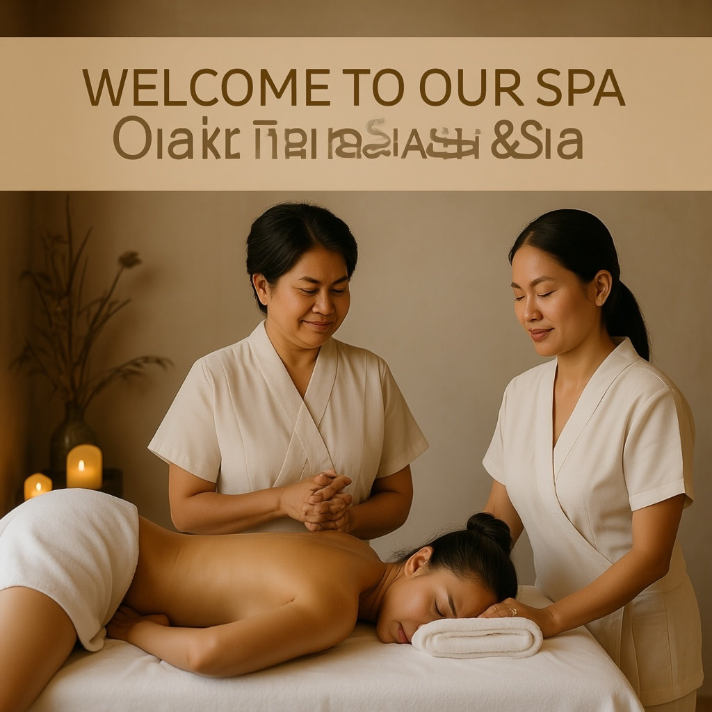 Orchid Thai Massage & Spa serene treatment room in Santa Barbara, offering professional Thai massage and therapeutic spa services
